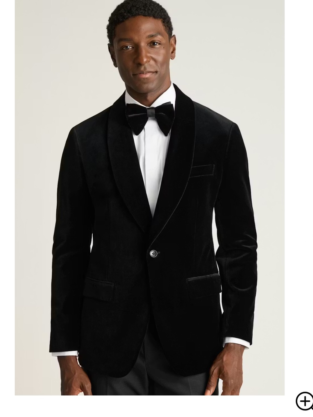 BONOBOS Italian Velvet Blazer SIZE 42 Regular Slim Fit